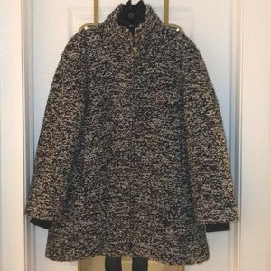 JCrew Wool Boucle Lodge Coat